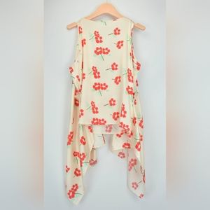 NWT Sz 34, 38 FR $700 Bernadette Judy floral print blouse